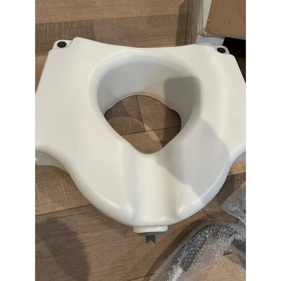 MCKESSON RAISED TOILET SEAT LIGHTWEIGHT NEW MAX WEIGHT 300 LBS